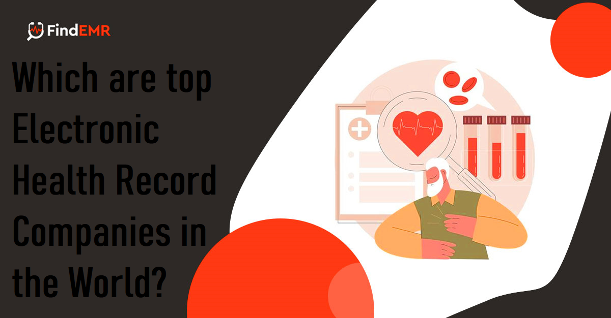 Which are top Electronic Health Record Companies in the World?