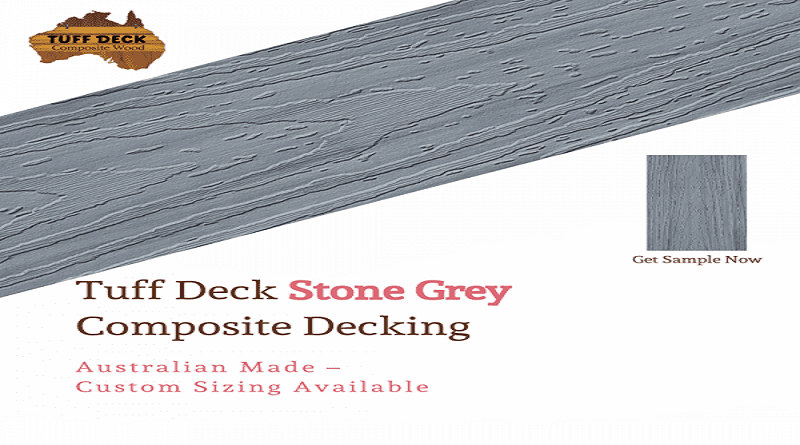 grey composite decking